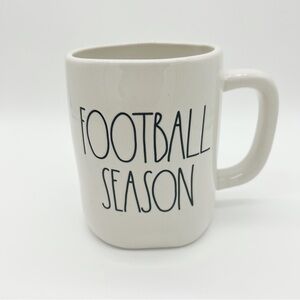 Rae Dunn Coffee Mug FOOTBALL SEASON Artisan Collection by Magenta Large 20 oz